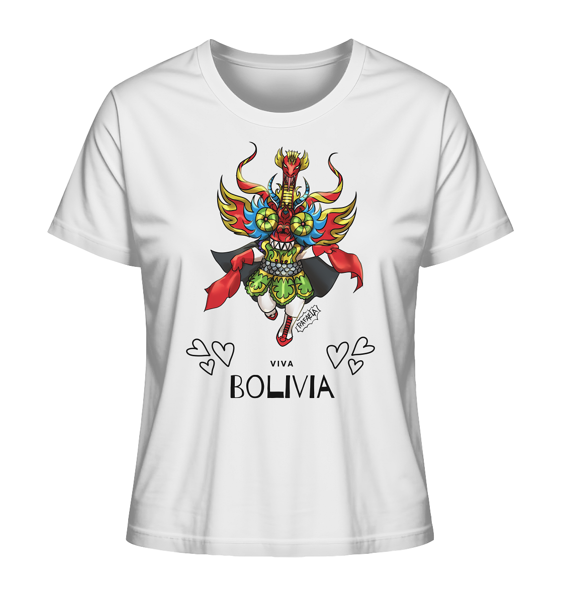 Ladies Shirt Diablo Viva Bolivia - Organic Shirt (100% Bio-Baumwolle, verschiedene Farben)