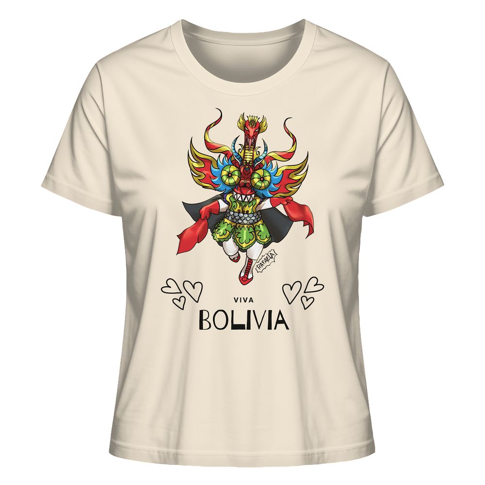 
                      
                        Ladies Shirt Diablo Viva Bolivia - Organic Shirt (100% organic cotton, various colors)
                      
                    