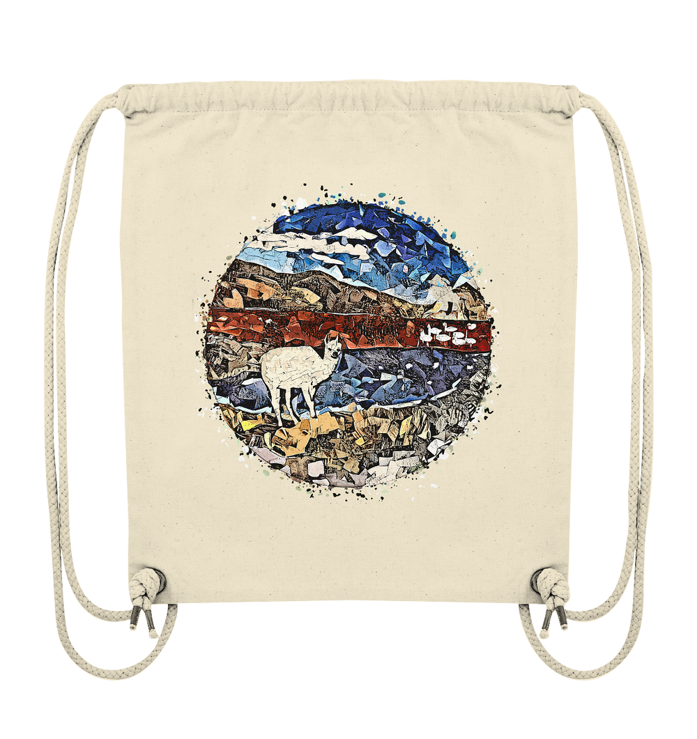 Laguna Colorada Drawstring Bag - Organic (80% recycled cotton, various colors)