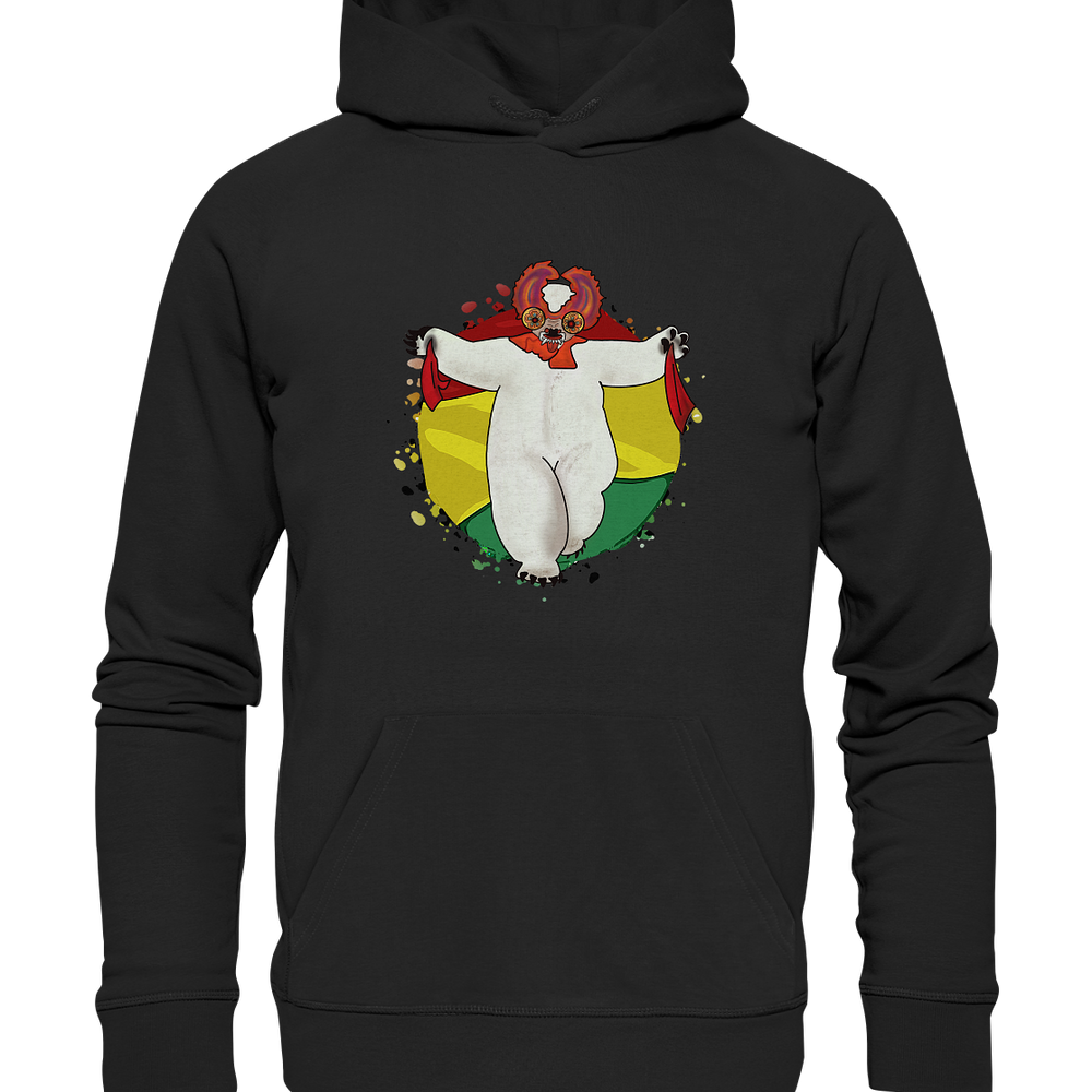 Kapuzenpullover Oso Diablada - Organic Hoodie (Bio-Baumwolle, diverse Farben)