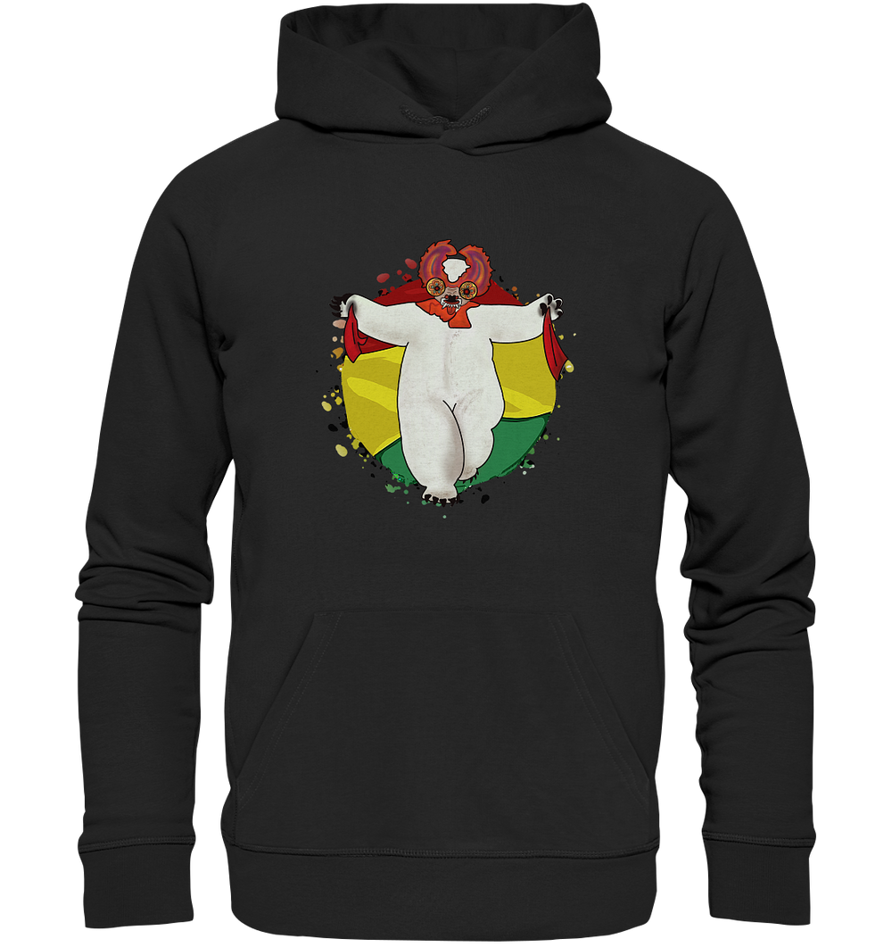 Jersey con capucha Oso Diablada - Sudadera con capucha orgánica (algodón orgánico, varios colores)