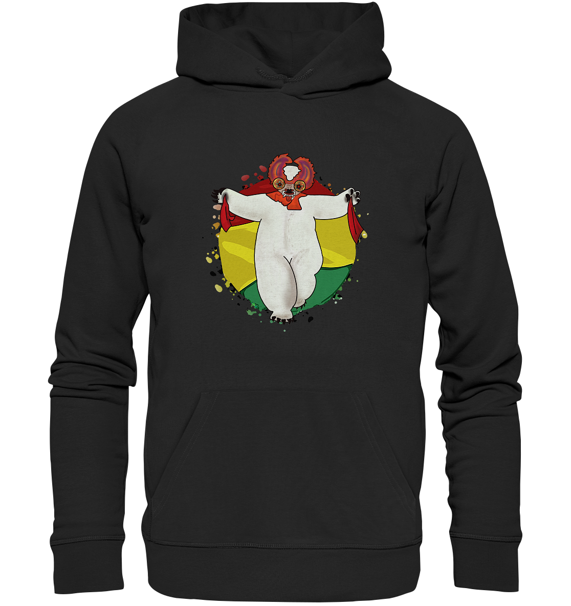 Kapuzenpullover Oso Diablada - Organic Hoodie (Bio-Baumwolle, diverse Farben)