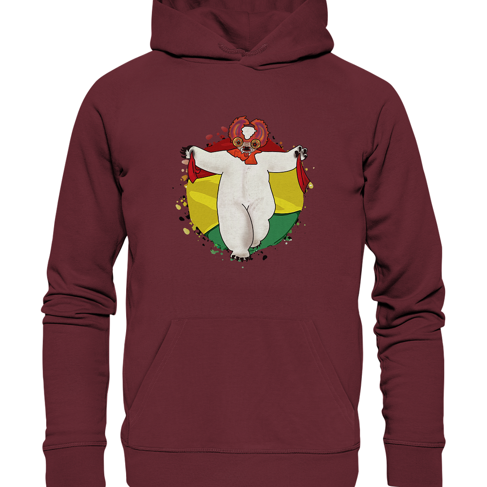 
                      
                        Kapuzenpullover Oso Diablada - Organic Hoodie (Bio-Baumwolle, diverse Farben)
                      
                    