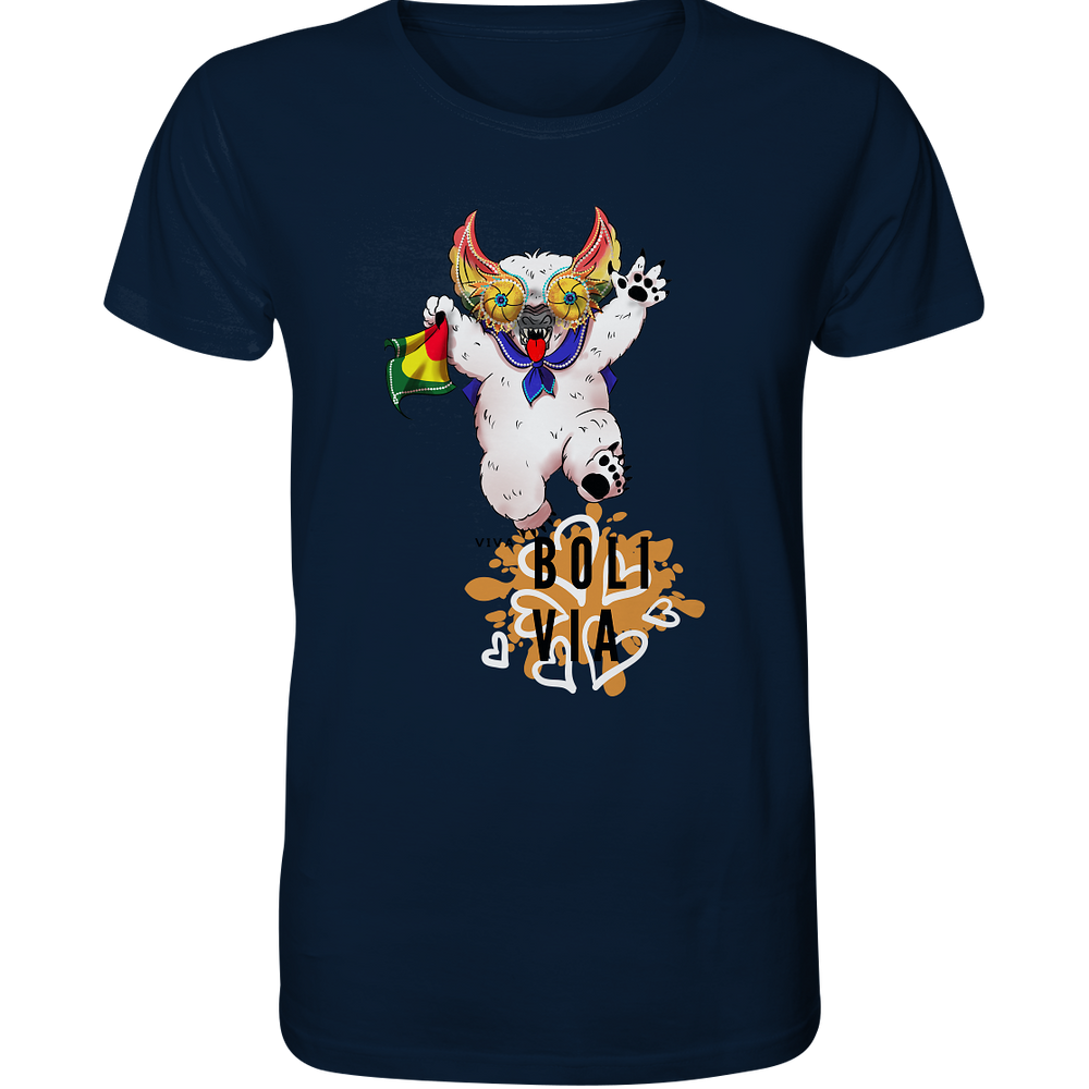 
                      
                        Camiseta Oso Viva Bolivia - Camiseta Orgánica (100% algodón orgánico, varios colores)
                      
                    