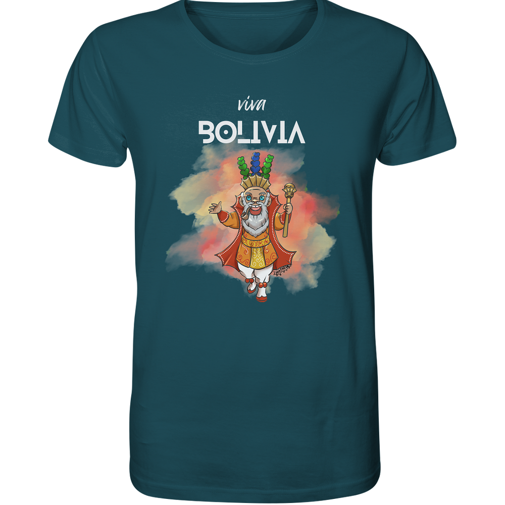 
                      
                        Camiseta Moreno Viva Bolivia - Camiseta Orgánica (100% algodón orgánico, varios colores)
                      
                    