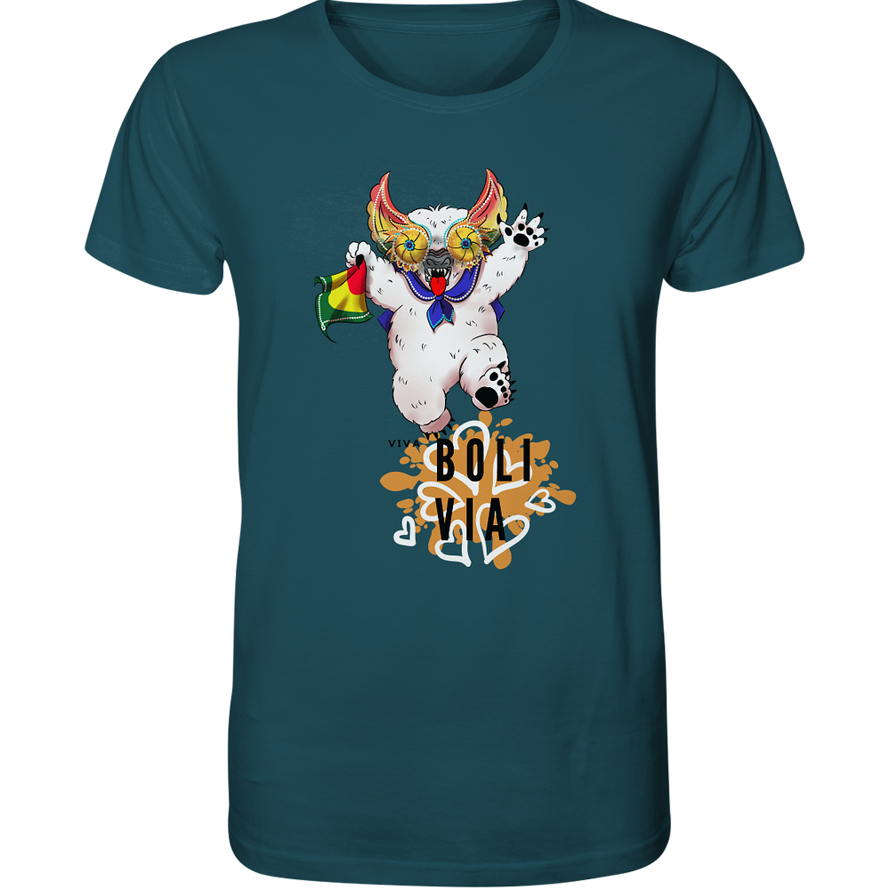 
                      
                        Camiseta Oso Diablada - Camiseta Orgánica (100% algodón orgánico, varios colores)
                      
                    