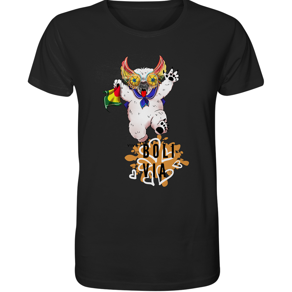 
                      
                        Camiseta Oso Viva Bolivia - Camiseta Orgánica (100% algodón orgánico, varios colores)
                      
                    