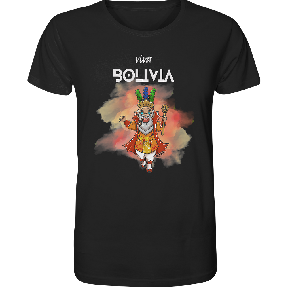 
                      
                        Camiseta Moreno Viva Bolivia - Camiseta Orgánica (100% algodón orgánico, varios colores)
                      
                    