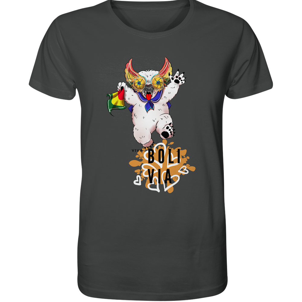 
                      
                        Camiseta Oso Diablada - Camiseta Orgánica (100% algodón orgánico, varios colores)
                      
                    