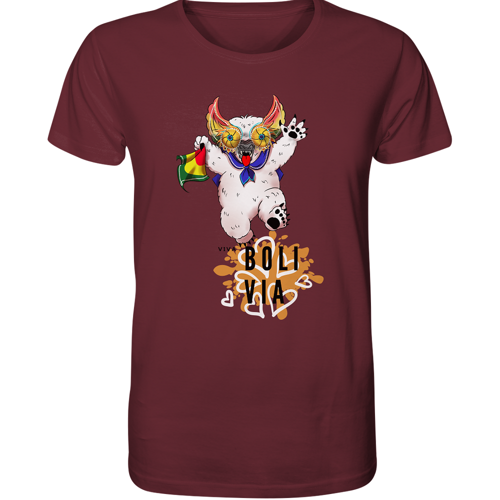 
                      
                        Camiseta Oso Viva Bolivia - Camiseta Orgánica (100% algodón orgánico, varios colores)
                      
                    