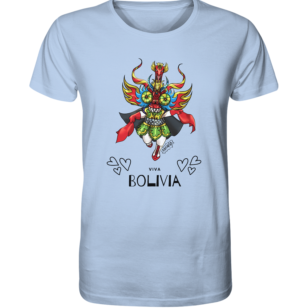 
                      
                        T-Shirt Diablo Viva Bolivia - Organic Shirt (100% organic cotton, various colors)
                      
                    