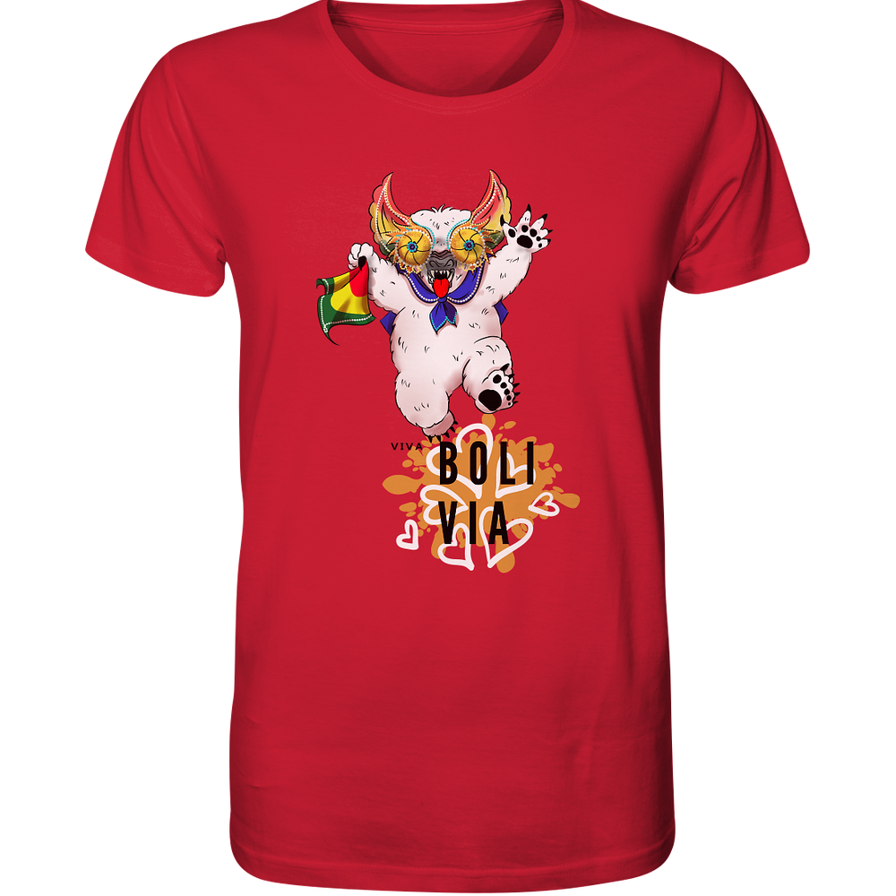 
                      
                        Camiseta Oso Diablada - Camiseta Orgánica (100% algodón orgánico, varios colores)
                      
                    