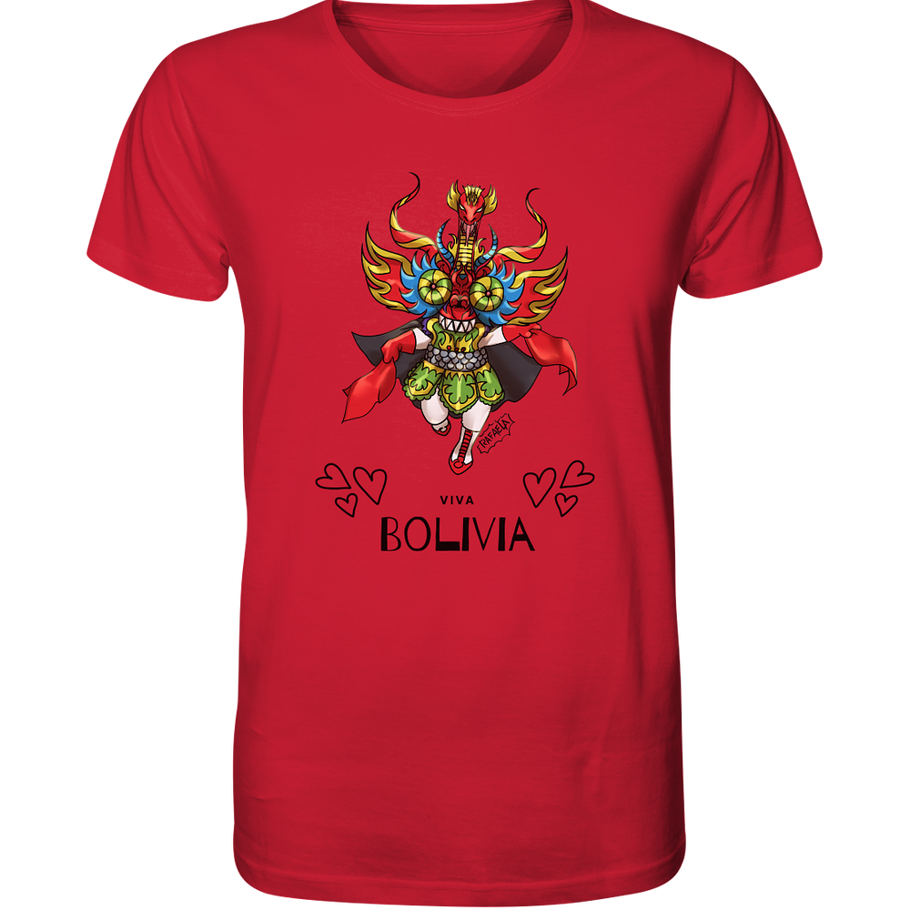 
                      
                        Camiseta Diablo Viva Bolivia - Camiseta Orgánica (100% algodón orgánico, varios colores)
                      
                    