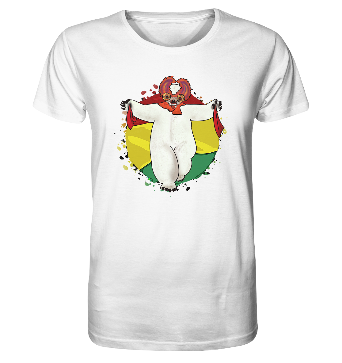 Camiseta Oso Diablada - Camisa orgánica (100% algodón orgánico, varios colores)