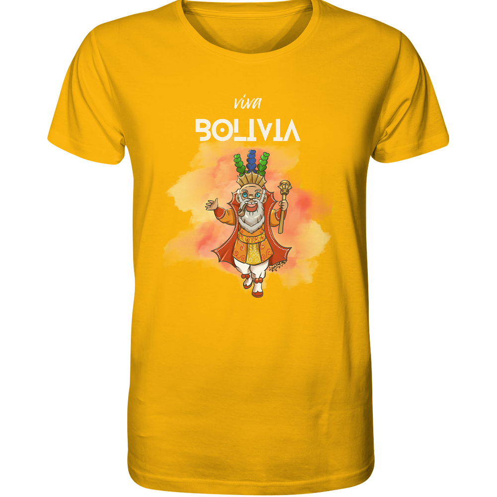 
                      
                        Camiseta Moreno Viva Bolivia - Camiseta Orgánica (100% algodón orgánico, varios colores)
                      
                    