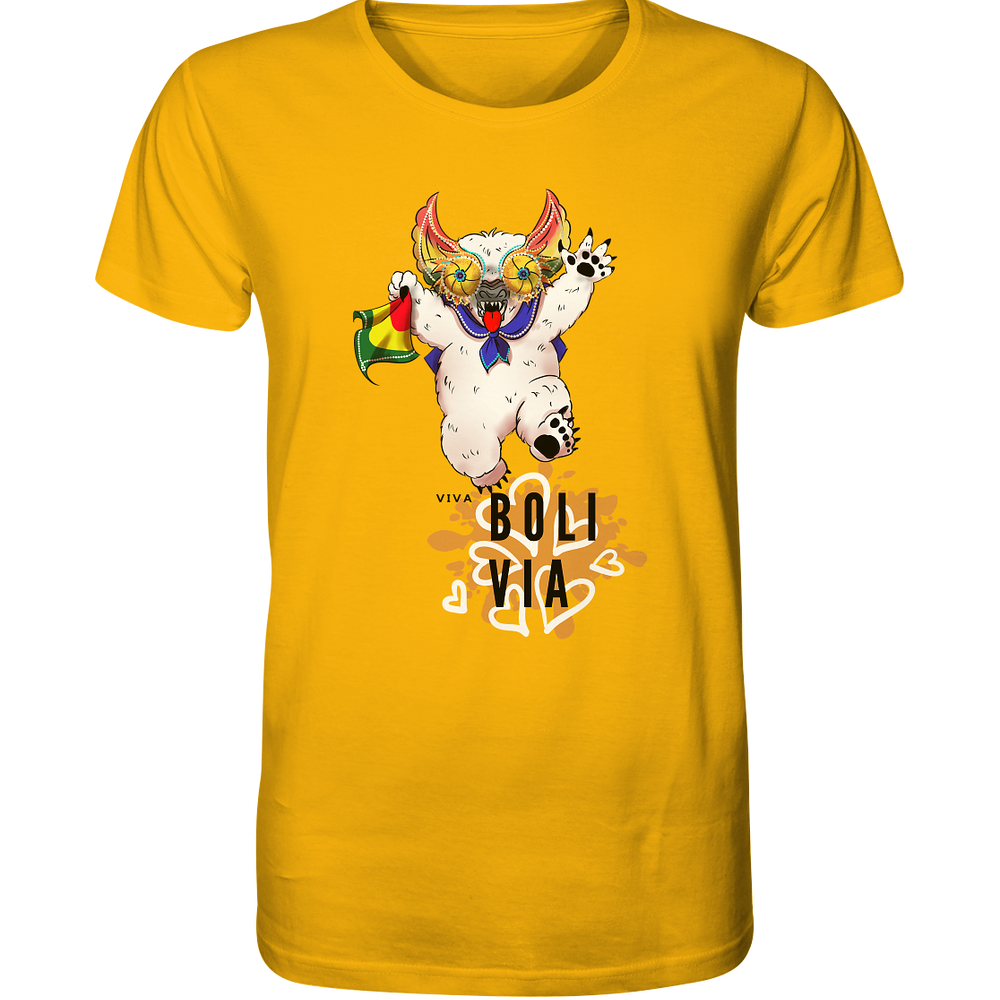 
                      
                        Camiseta Oso Viva Bolivia - Camiseta Orgánica (100% algodón orgánico, varios colores)
                      
                    