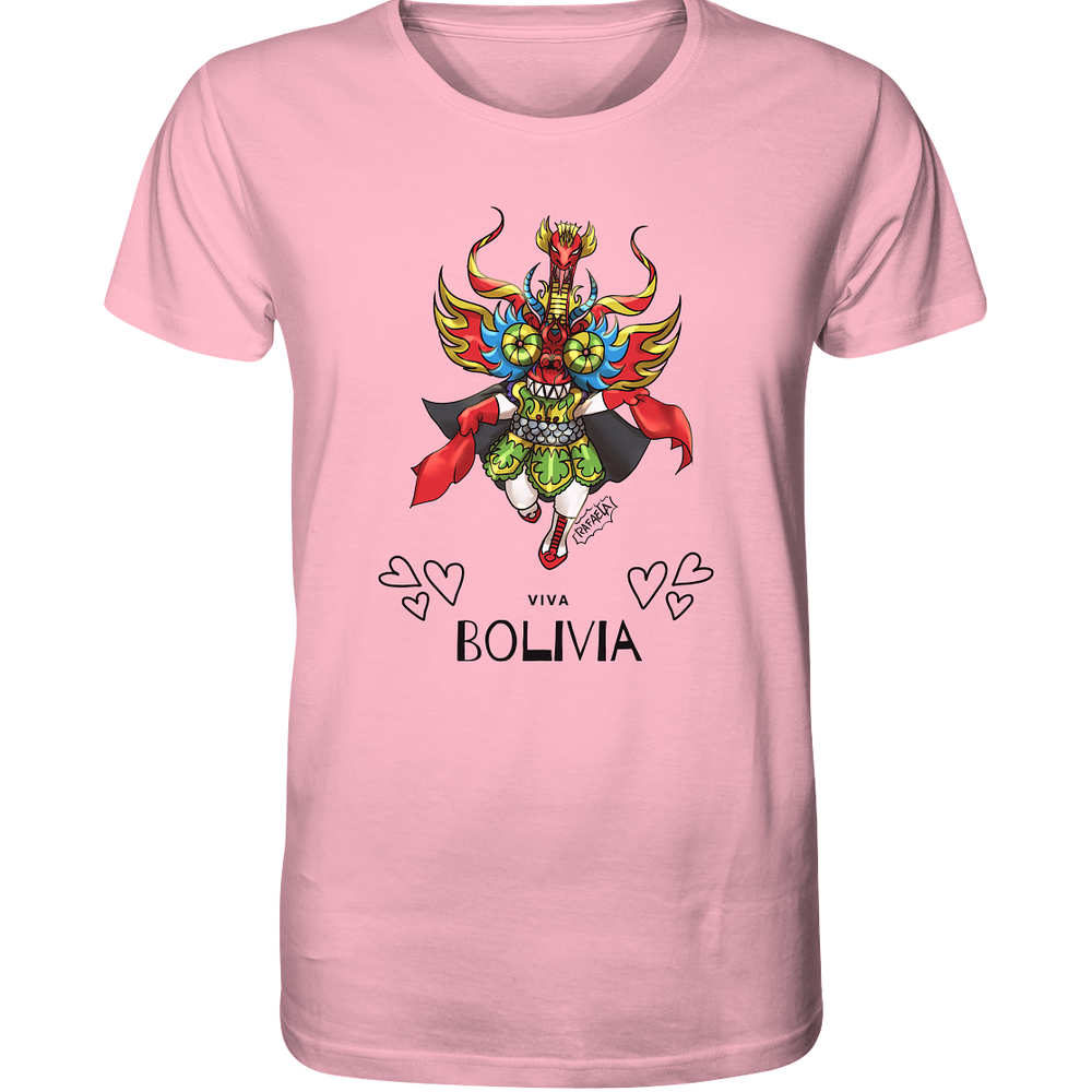 
                      
                        Camiseta Diablo Viva Bolivia - Camiseta Orgánica (100% algodón orgánico, varios colores)
                      
                    