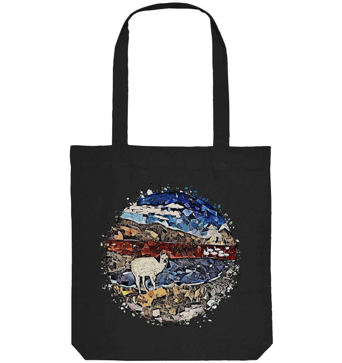 Laguna Colorada Shopping Bag - Organic (80% recycled cotton, various colors)