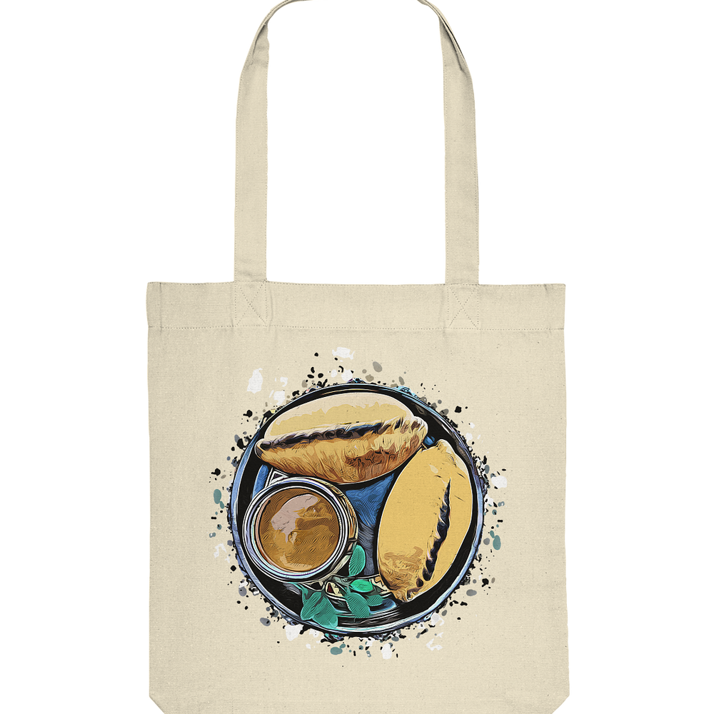 Salteñas Shopping Bag - Organic (80% recycled cotton, various colors)