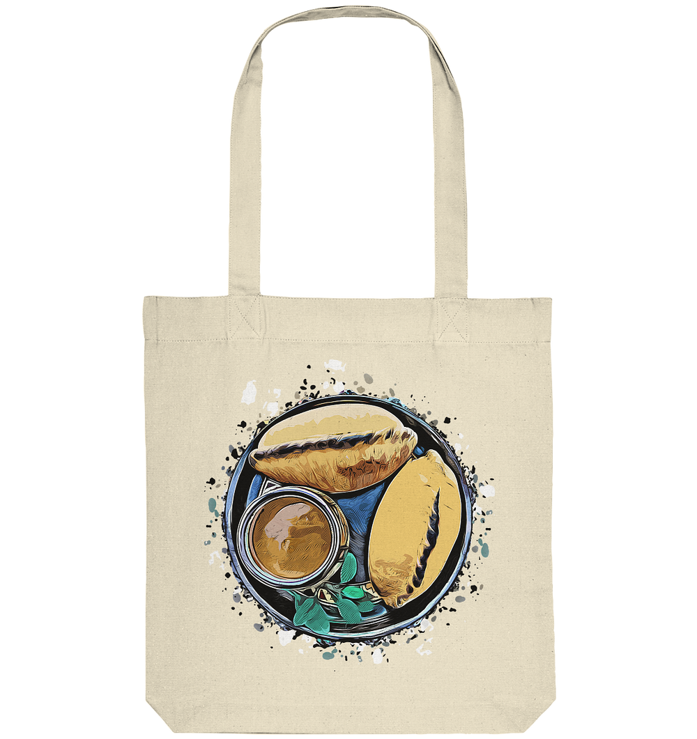 Salteñas Shopping Bag - Organic (80% recycled cotton, various colors)