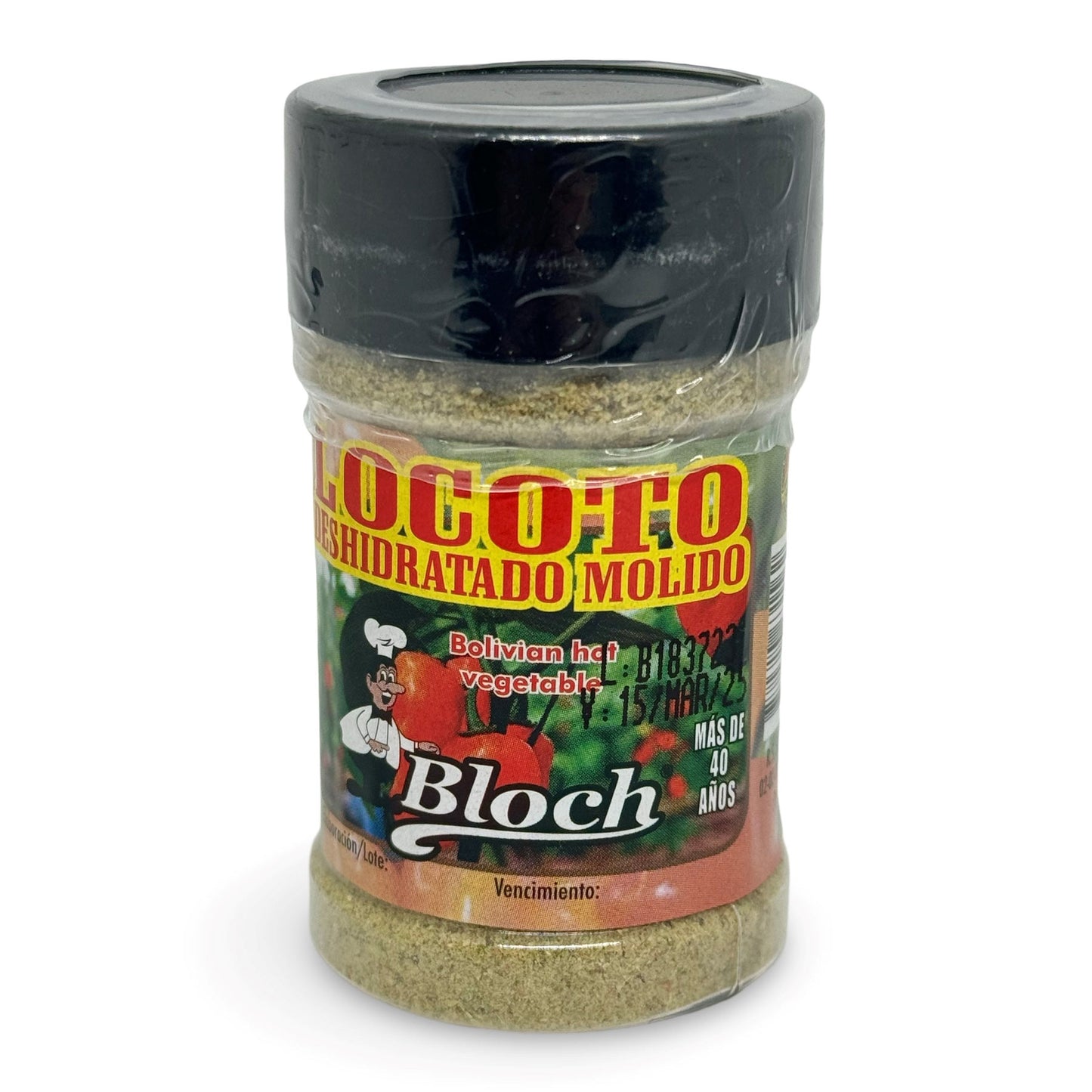 Locoto deshidratado molido Bloch dispensador de especias (Stk. 30 g)