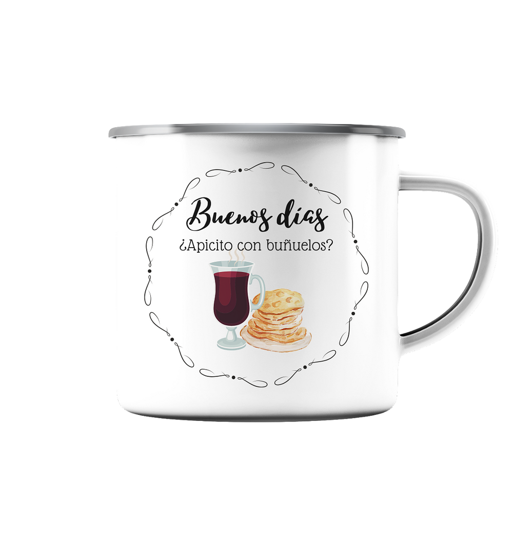 Tasse Api & Buñuelos (Emaille)  - Emaille Tasse