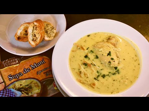 Video zur Zubereitung von Sopa de Maní (Fertige Erdnuss-Suppe für 5 Portionen)