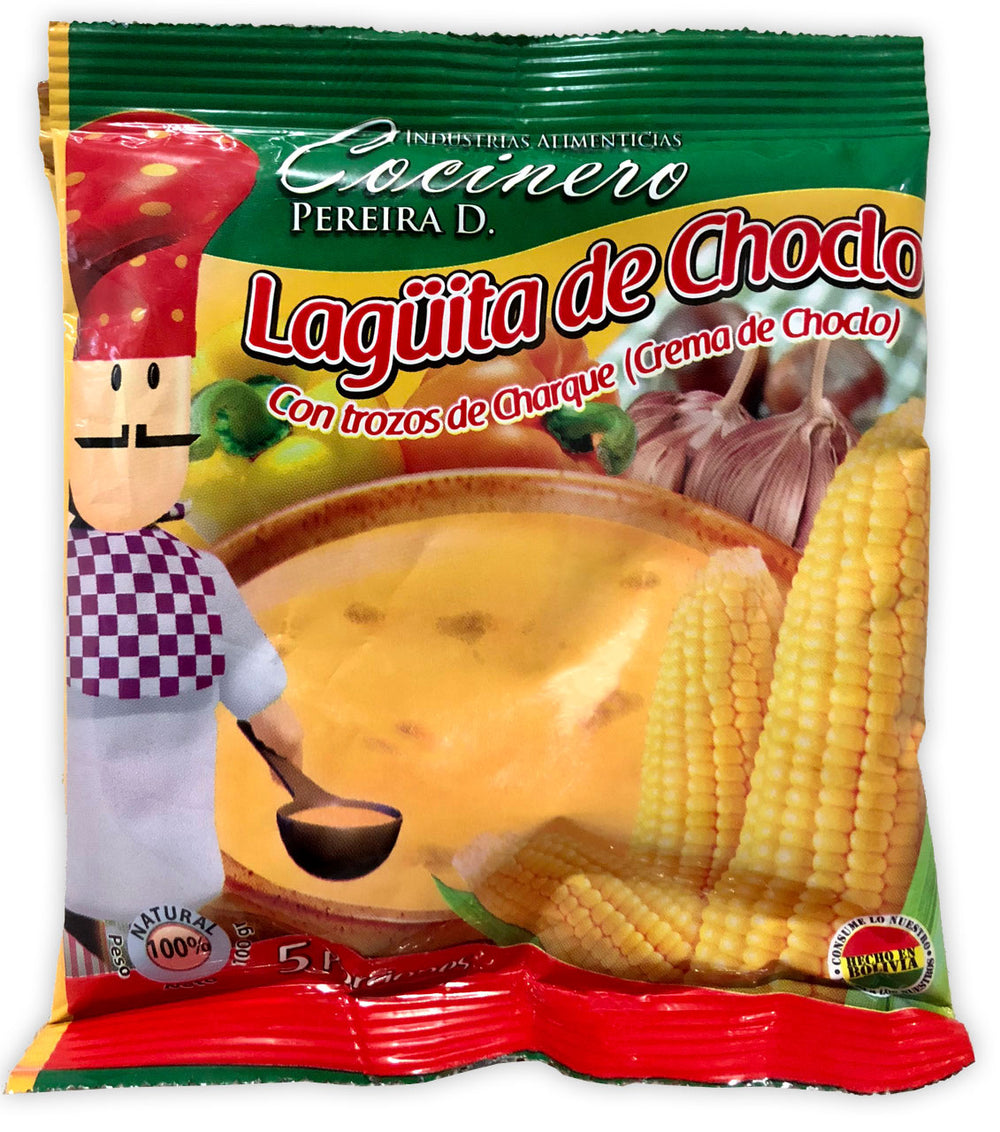 Lagüita de Choclo Maiscremesuppe mit Charque