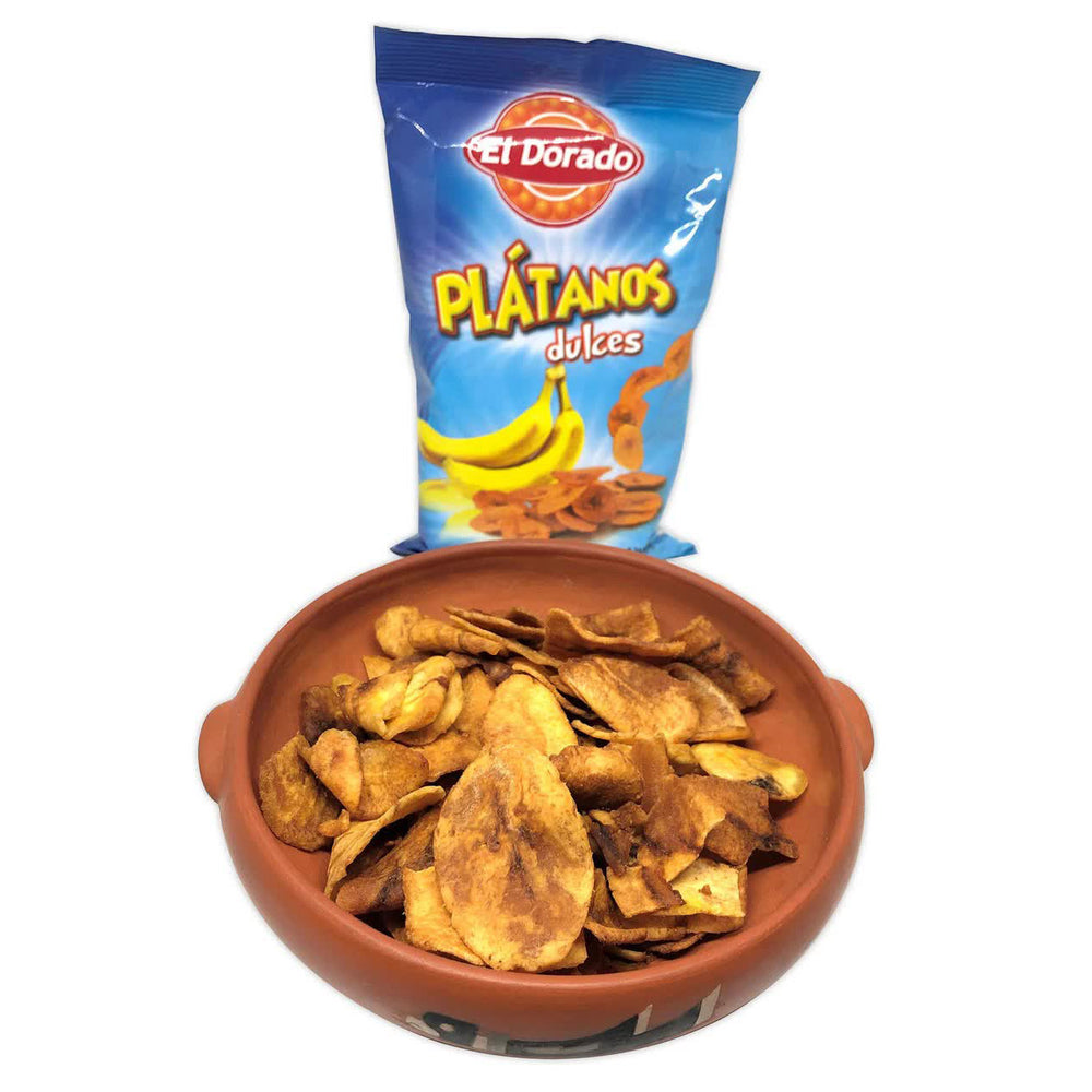 Plátanos dulces Kochbananenchips