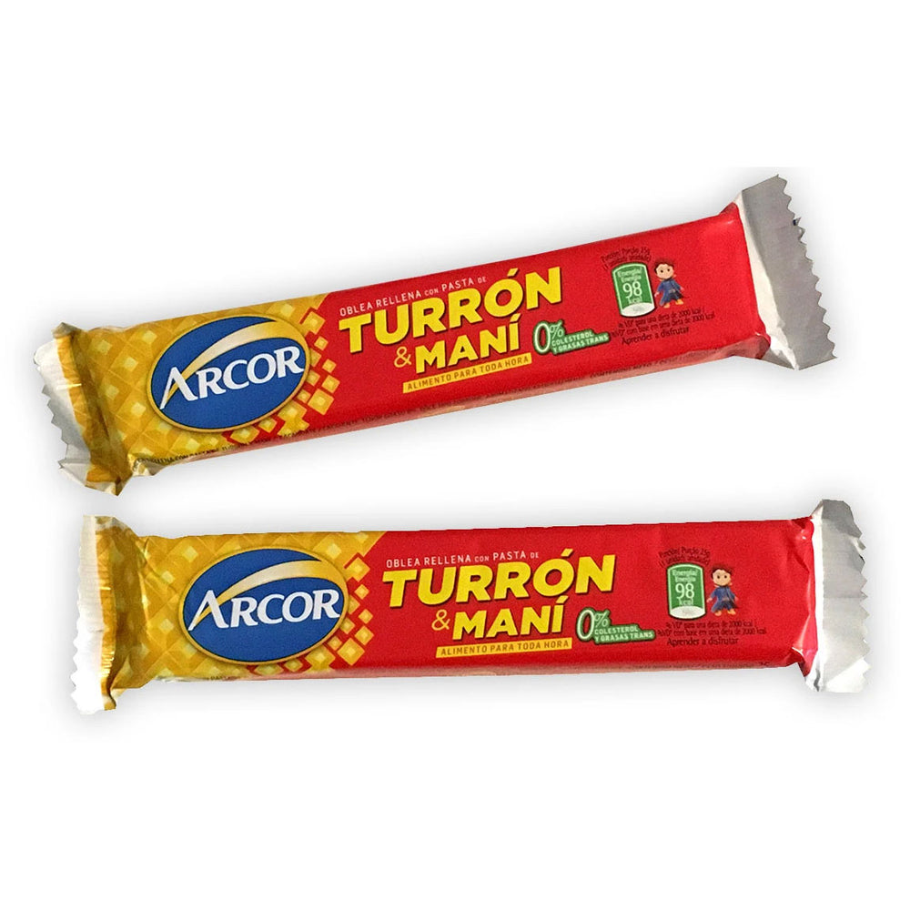 Turrón y Maní Waffeln